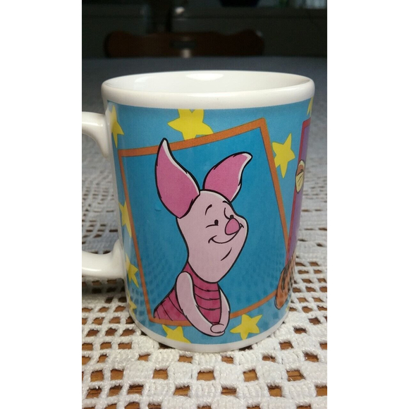 Vintage Disney Winnie The Pooh Coffee Mug Staffordshire England Tigger Piglet - Picture 5 of 10